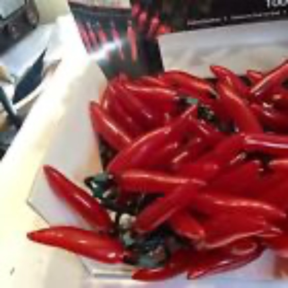 RED CHILI PEPPER GARLAND 100 String Lights Target 9 ft Novelty Set Fiesta Party - Picture 4 of 5